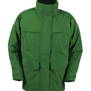 Green jacket isolated on white