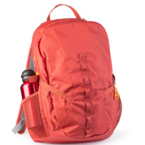 red backpack